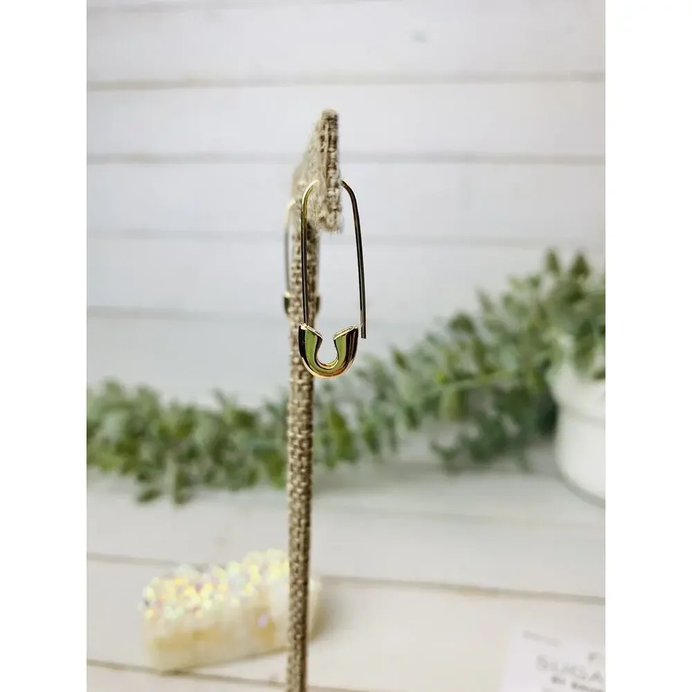 SugarFix  by Baublebar Safety Pin Threader Earrings New